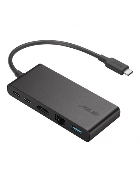 ASUS Dock 4K Alámbrico USB 3.2 Gen 2 (3.1 Gen 2) Type-C Negro
