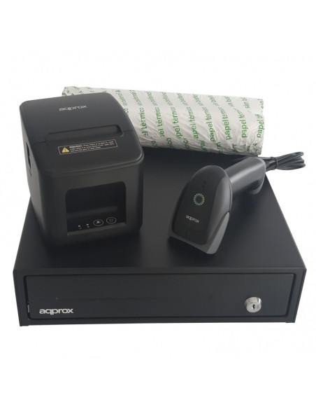 Approx appPOSPACK3380USB 203 x 203 DPI Alámbrico Térmica directa Impresora de recibos Approx appPOSPACK3380USB 203 x 203 DPI Alámbrico Térmica directa Impresora de recibos