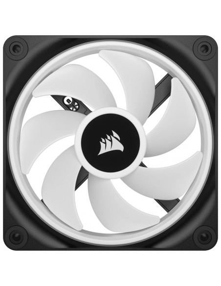 Corsair CO-9051001-WW sistema de refrigeración para ordenador Carcasa del ordenador Ventilador 12 cm Negro, Blanco 1 pieza(s)