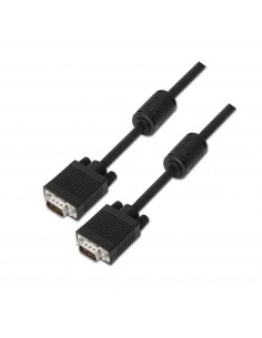 AISENS A113-0076 cable VGA 20 m VGA (D-Sub) Negro