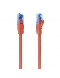 AISENS Cable De Red Latiguillo RJ45 Cat.6 UTP AWG26 CCA, Rojo, 1.0 m
