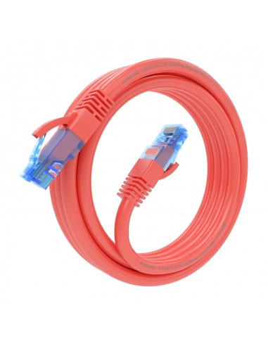 AISENS Cable De Red Latiguillo RJ45 Cat.6 UTP AWG26 CCA, Rojo, 2.0 m