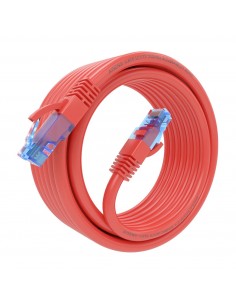 AISENS Cable De Red Latiguillo RJ45 Cat.6 UTP AWG26 CCA, Rojo, 4.0 m 2