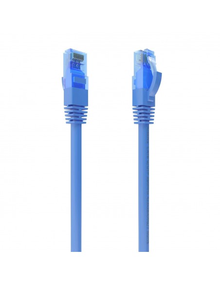 AISENS Cable De Red Latiguillo RJ45 Cat.6 UTP AWG26 CCA, Azul, 3.0 m