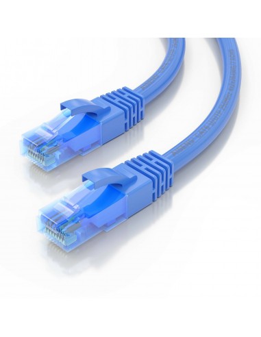 AISENS Cable De Red Latiguillo RJ45 Cat.6 UTP AWG26 CCA, Azul, 3.0 m