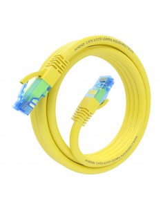 AISENS Cable De Red Latiguillo RJ45 Cat.6 UTP AWG26 CCA, Amarillo, 2.0 m 2