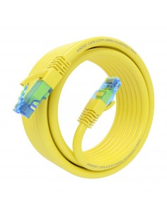 AISENS Cable De Red Latiguillo RJ45 Cat.6 UTP AWG26 CCA, Amarillo, 4.0 m 2