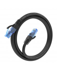 AISENS Cable De Red Latiguillo RJ45 Cat.6 UTP AWG26 CCA, Negro, 1.5 m 2