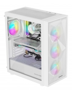 GENESIS Diaxid 605 ARGB Midi Tower Blanco 2