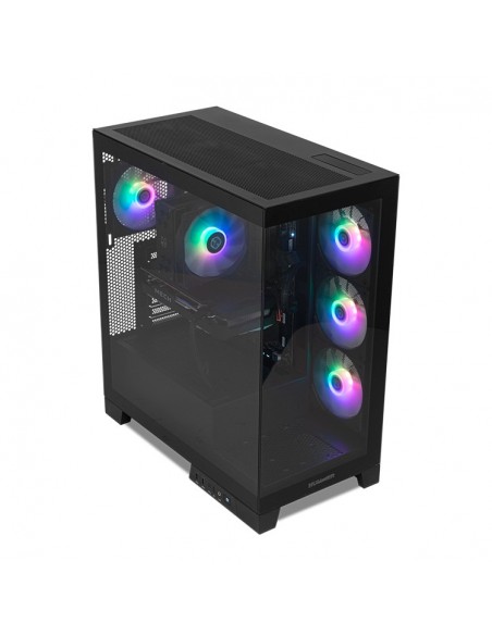 NOX Hummer Glock Black Midi Tower Negro NOX Hummer Glock Black Midi Tower Negro