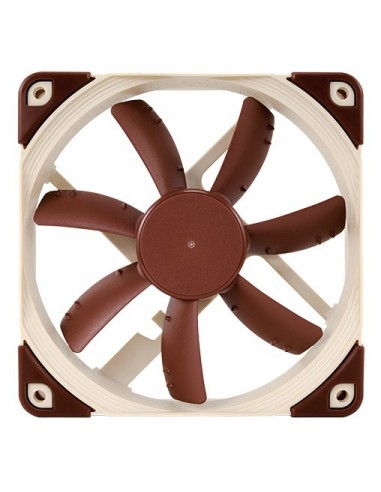 Noctua NF-S12A PWM sistema de refrigeración para ordenador Carcasa del ordenador Ventilador 12 cm Beige, Marrón