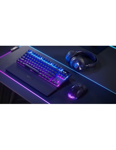Steelseries Apex Pro TKL teclado Juego USB + RF Wireless + Bluetooth QWERTY Inglés de EE. UU. Negro