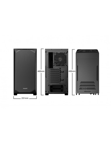 be quiet! BG034 carcasa de ordenador Midi Tower Negro