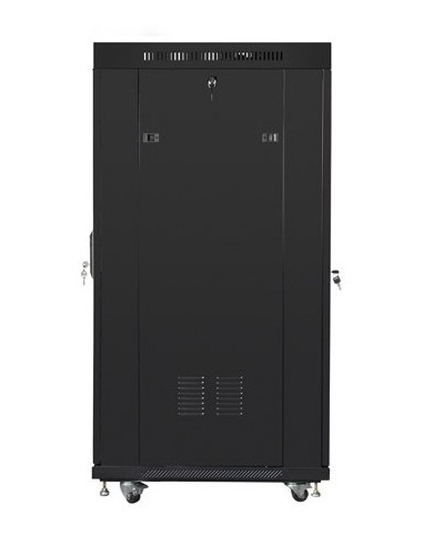 Lanberg FF01-6827-23BL armario rack 27U Rack o bastidor independiente Negro