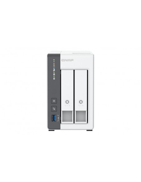 QNAP TS-216G servidor de almacenamiento NAS Torre Ethernet Blanco Cortex-A55
