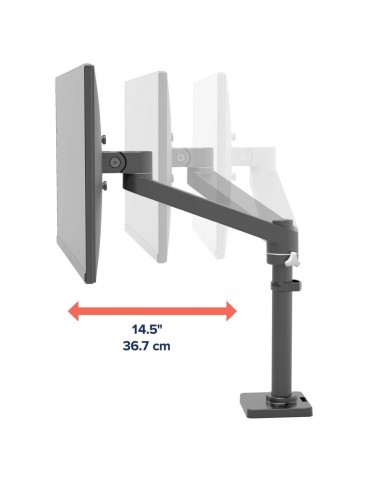 Ergotron NX Series NX MONITOR ARM BLACK 86,4 cm (34") Negro Escritorio