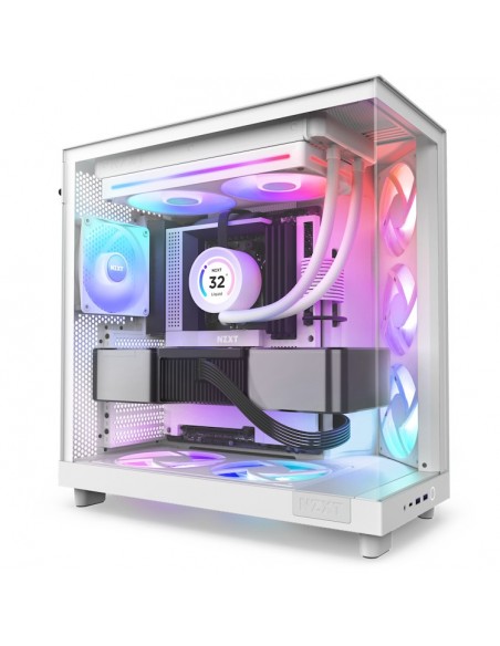 NZXT RF-U28HF-W1 sistema de refrigeración para ordenador Carcasa del ordenador Ventilador Blanco 1 pieza(s)