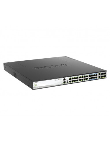 D-Link DMS-3130-30PS Gestionado L3 10G Ethernet (100 1000 10000) Energía sobre Ethernet (PoE) Negro
