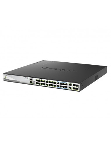 D-Link DMS-3130-30PS Gestionado L3 10G Ethernet (100 1000 10000) Energía sobre Ethernet (PoE) Negro