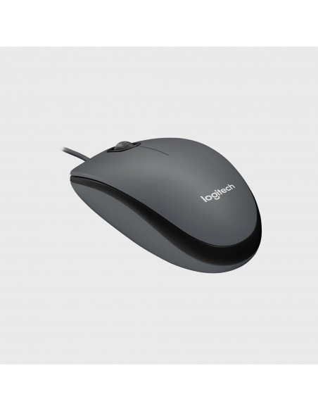 Logitech M100 ratón Oficina Ambidextro USB tipo A Óptico 1000 DPI