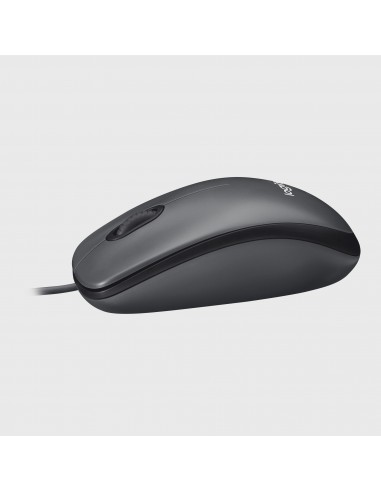 Logitech M100 ratón Oficina Ambidextro USB tipo A Óptico 1000 DPI