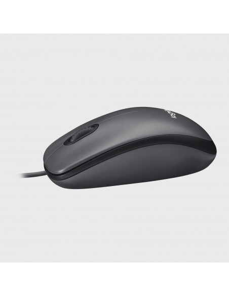 Logitech M100 ratón Oficina Ambidextro USB tipo A Óptico 1000 DPI