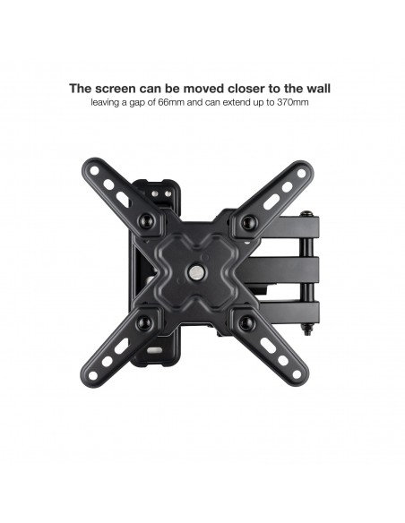 TooQ Soporte de Pared para Pantallas 13"-43", Negro