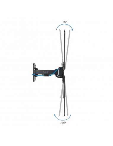 TooQ LP1355TN-B soporte para TV 139,7 cm (55") Negro