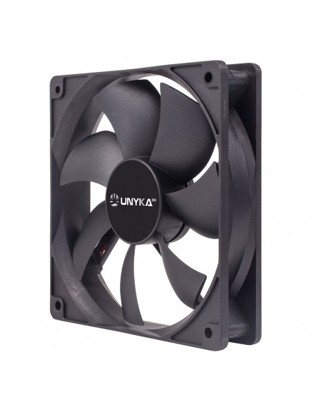 UNYKAch 51800 sistema de refrigeración para ordenador Carcasa del ordenador Ventilador 12 cm Negro