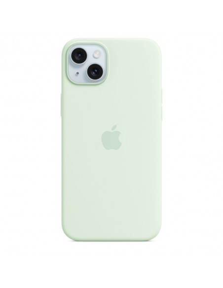 Apple Funda de silicona con MagSafe para el iPhone 15 Plus - Menta suave