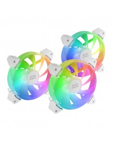Mars Gaming MF-3A Carcasa del ordenador Ventilador 12 cm Blanco 3 pieza(s) 2