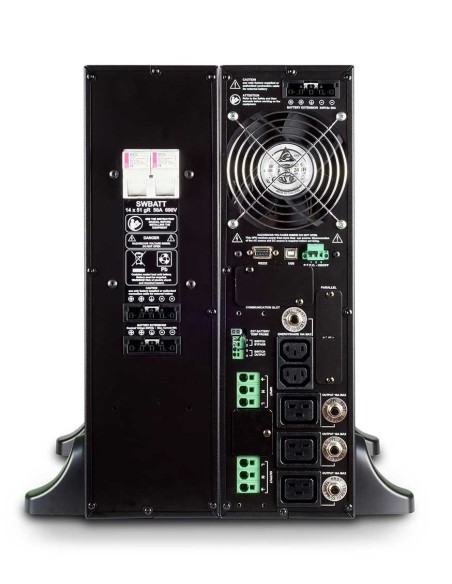 Riello Sentinel Dual SDU sistema de alimentación ininterrumpida (UPS) Doble conversión (en línea) 6 kVA 5000 W 2 salidas AC