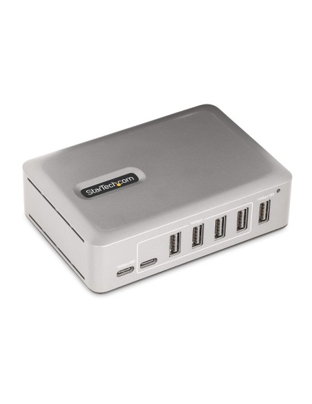StarTech.com 10G5A2CS-USB-C-HUB hub de interfaz USB 3.2 Gen 2 (3.1 Gen 2) Type-C 10000 Mbit s Plata StarTech.com 10G5A2CS-USB-C-HUB hub de interfaz USB 3.2 Gen 2 (3.1 Gen 2) Type-C 10000 Mbit s Plata