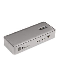 StarTech.com Docking Station KVM USB-C para Portátil - Replicador de Puertos USB Tipo C para 2 Monitores DisplayPort 4K 60Hz - 2