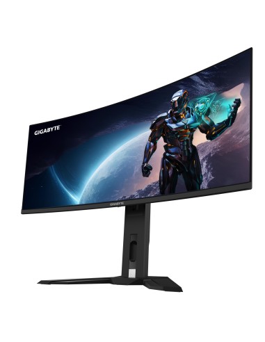 GIGABYTE Monitor de juegos curvo OLED WQHD MO34WQC2 de 34” - 3440x1440 (WQHD), 240Hz, 0.03ms, KVM, 250 cd m², FreeSync Premium