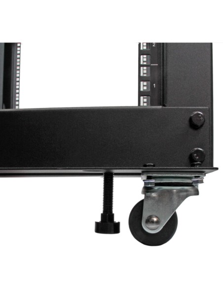 StarTech.com Rack 8U Móvil de Marco Abierto de 4 Columnas para Servidores - Rack de 19 Pulgadas para Equipo de Red e StarTech.com Rack 8U Móvil de Marco Abierto de 4 Columnas para Servidores - Rack de 19 Pulgadas para Equipo de Red e