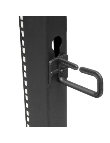 StarTech.com Rack 8U Móvil de Marco Abierto de 4 Columnas para Servidores - Rack de 19 Pulgadas para Equipo de Red e