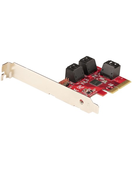 StarTech.com Tarjeta PCIe SATA - Tarjeta Controladora PCI Express de 6 Puertos SATA - 6Gbps - con Bracket de Perfil Bajo - con StarTech.com Tarjeta PCIe SATA - Tarjeta Controladora PCI Express de 6 Puertos SATA - 6Gbps - con Bracket de Perfil Bajo - con