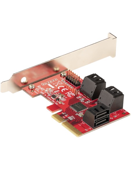 StarTech.com Tarjeta PCIe SATA - Tarjeta Controladora PCI Express de 6 Puertos SATA - 6Gbps - con Bracket de Perfil Bajo - con StarTech.com Tarjeta PCIe SATA - Tarjeta Controladora PCI Express de 6 Puertos SATA - 6Gbps - con Bracket de Perfil Bajo - con