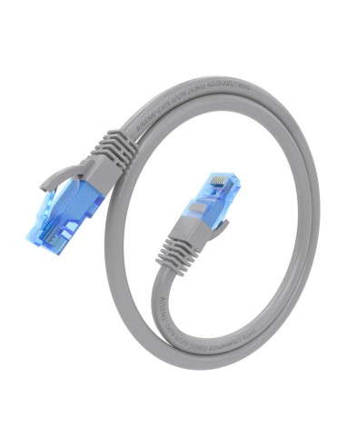 AISENS Cable De Red Latiguillo RJ45 Cat.6 UTP AWG26 CCA, Gris, 30 cm
