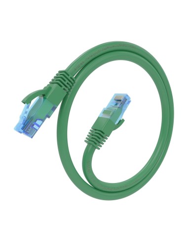 AISENS Cable De Red Latiguillo RJ45 Cat.6 UTP AWG26 CCA, Verde, 25 cm