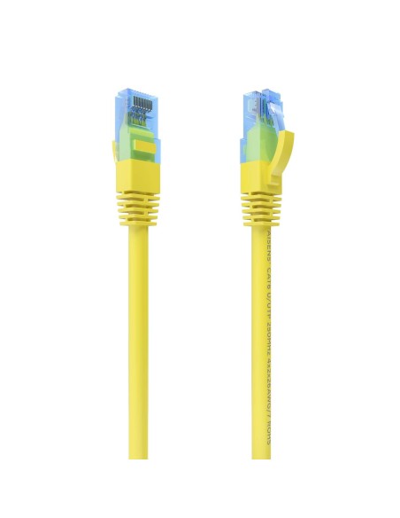 AISENS Cable De Red Latiguillo RJ45 Cat.6 UTP AWG26 CCA, Amarillo, 1.0 m