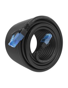 AISENS Cable De Red Latiguillo RJ45 Cat.6 UTP AWG26 CCA, Negro, 20 m 2