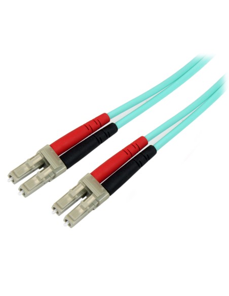 StarTech.com Cable de 10m de Fibra Óptica Multimodo OM3 LC a LC UPC - Full Duplex 50 125µm - para Redes de 100G - LOMMF VCSEL - StarTech.com Cable de 10m de Fibra Óptica Multimodo OM3 LC a LC UPC - Full Duplex 50 125µm - para Redes de 100G - LOMMF VCSEL -