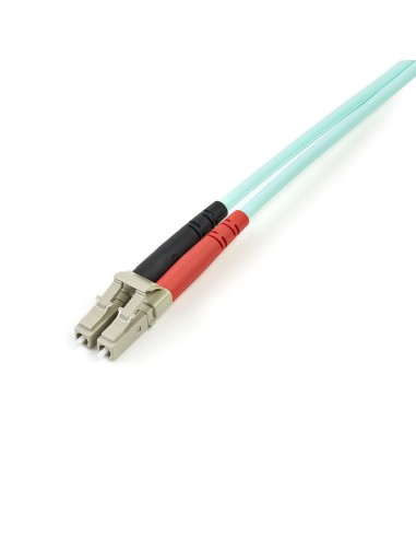 StarTech.com Cable de 3m de Fibra Óptica Multimodo OM3 LC a LC UPC - Full Duplex 50 125µm - para Redes de 100G - LOMMF VCSEL -
