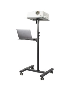 StarTech.com Soporte Móvil para Proyector y Ordenador Portátil - Carrito de Servicio Pesado para Proyector (2 Estantes) - de 2