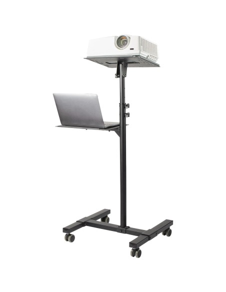 StarTech.com Soporte Móvil para Proyector y Ordenador Portátil - Carrito de Servicio Pesado para Proyector (2 Estantes) - de StarTech.com Soporte Móvil para Proyector y Ordenador Portátil - Carrito de Servicio Pesado para Proyector (2 Estantes) - de
