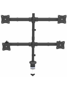 StarTech.com Brazo de Escritorio para 4 Monitores 2x2 de hasta 27" con Montaje VESA- Soporte Ergonómico con Mástil, Articulado 2