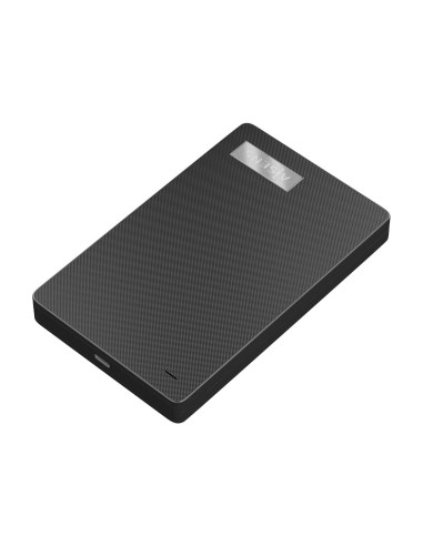 AISENS Caja Externa 2,5″ 9.5mm SATA a USB-C USB3.1 Gen1, Negra