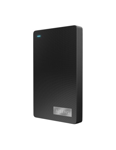 AISENS Caja Externa 2,5″ 9.5mm SATA a USB-C USB3.1 Gen1, Negra